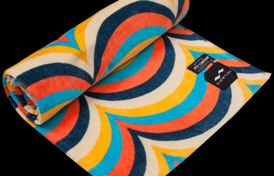 Slowtide & Jeff Canham Team For a New Exclusive Beach Towel