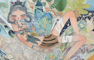 how deep how far we can go: Aya Takano @ Perrotin, Los Angeles image