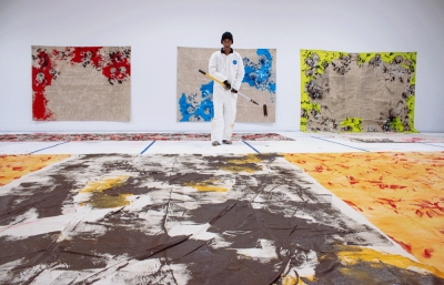 FUTURA Unveils His "TARPESTRIES" @ Eric Firestone Gallery, East Hampton image