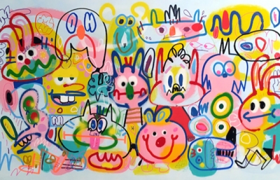 Jon Burgerman Opens a "Fun Factory" @ South Korea's M Contemporary image