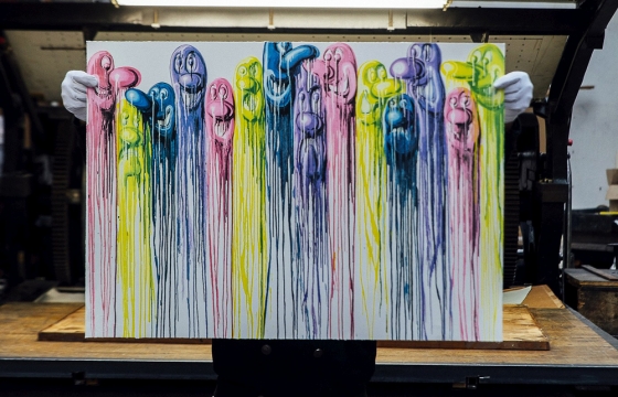 Kenny Scharf's "Sloppy Melt" Print Release