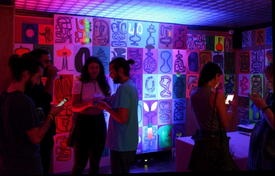Tim Biskup's "Dog" Art Bar in Miami