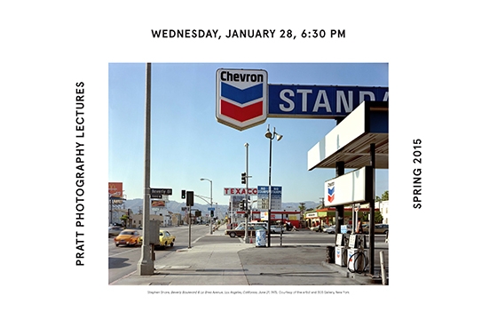 PRATT PHOTOGRAPHY LECTURES - Stephen Shore and Peter Kayafas