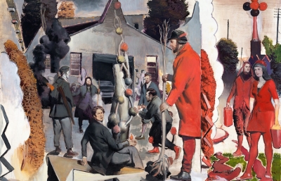 Neo Rauch "Aus dem Boden/From the Floor" @ The Drawing Center, NYC image
