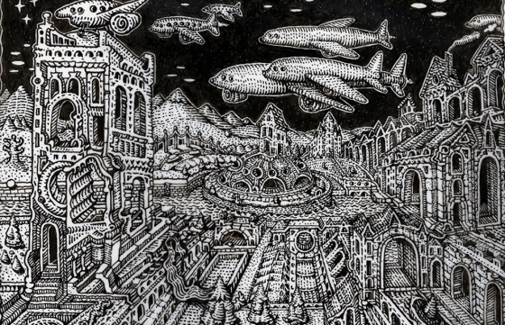 David Welker Returns to Spoke Art For A New Solo Exhibition, "Under The Marquee"