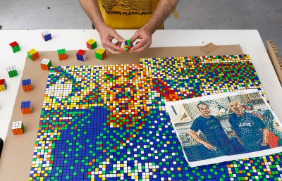 Triple Trouble: Shepard Fairey, Damien Hirst and Invader @ Newport Street Gallery, London image