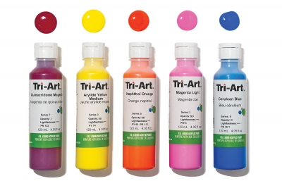 Add a Pop to Your Paintings with Tri-Art's High-Pigment Liquid Acrylic Line image