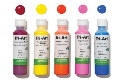 Add a Pop to Your Paintings with Tri-Art's High-Pigment Liquid Acrylic Line