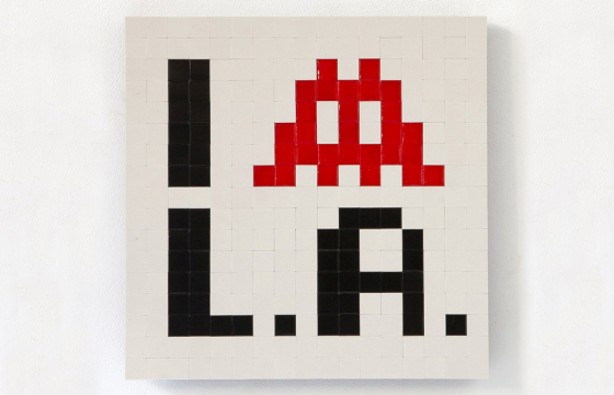 Invader Invades LA Once Again at Over the Influence