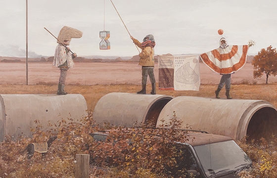 Pat Perry's Americana and "Sensemaking" @ Hashimoto Contemporary, NYC