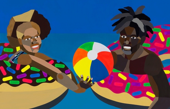 The Last Resort: Derrick Adams' Final Chapter on Exploring Black leisure @ Rhona Hoffman, Chicago