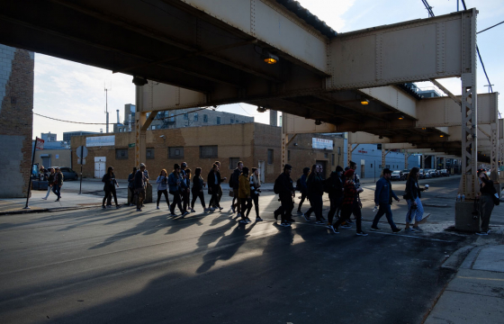 Ashley Osborn Leads a Vans Vision Walk in Chicago