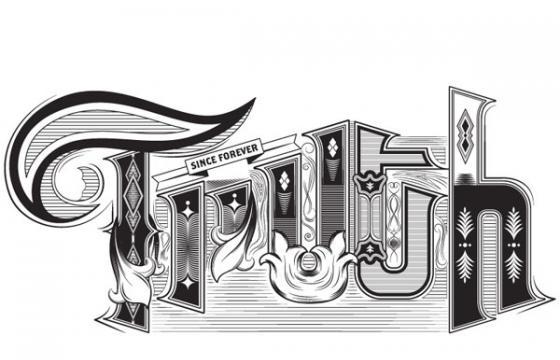 Truth Typography Illustration image