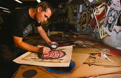 Shepard Fairey "On Our Hands" @ Jacob Lewis Gallery, NYC image