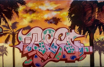 Beg in the Cali sunset