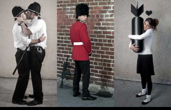 Photographer recreates Familiar Bansky Images