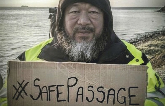 Ai Weiwei #SafePassage in Amsterdam