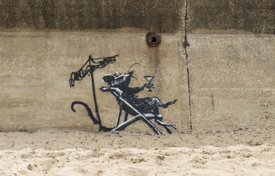 New Banksy Film "A Great British Spraycation" Captures the Mood of a Nation Playing at Home