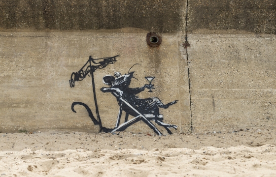 New Banksy Film "A Great British Spraycation" Captures the Mood of a Nation Playing at Home