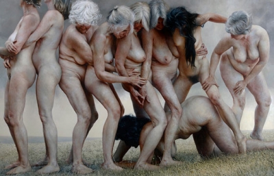 New Paintings from Aleah Chapin's "Aunties Project" image