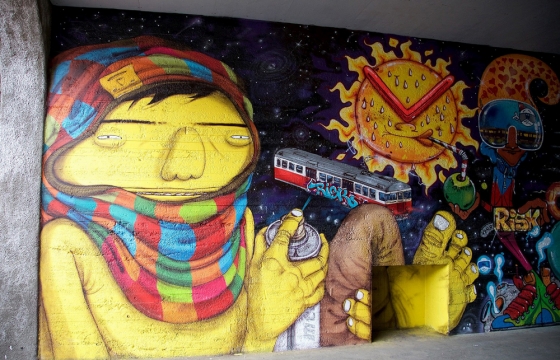 Juxtapoz Magazine - Os Gemeos Take Their Scandinavian Tour to Helsinki