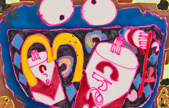 Sidewalk Chalk with Katherine Bernhardt in Los Angeles