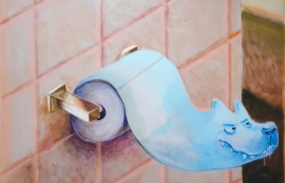 Mark Zubrovich "Myths of the Dog-Man" @ Richard Heller Gallery, Santa Monica