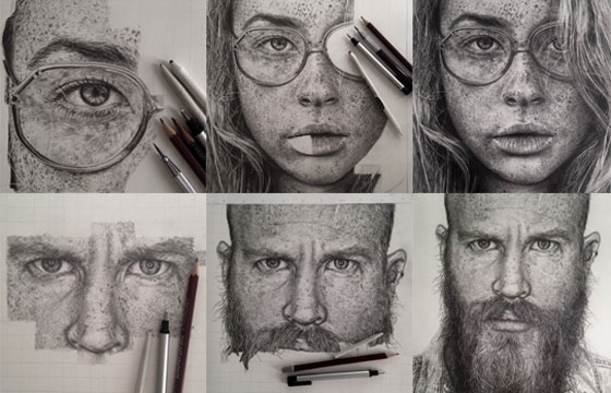 Juxtapoz Magazine - Hyperreal Process: Graphite Drawings by Monica Lee