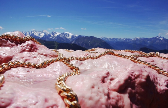 Andrea Hasler's Fleshy Swiss Alp Sculptures