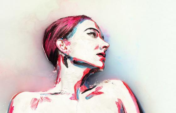 Alexa Meade and Sheila Vand's "Milk: what will you make of me?"