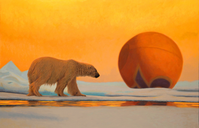 Josh Keyes Feels the "Tempest" in New Solo Show @ Thinkspace Projects image