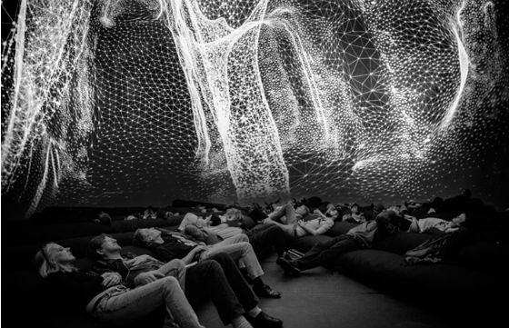 Immersive 360° Installation of Virtual Universe