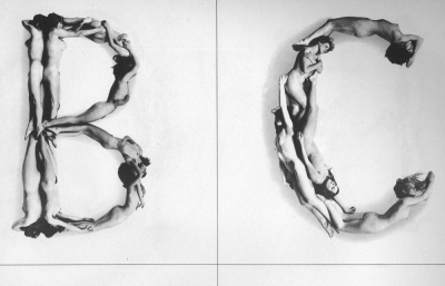 Typography With the Human Body image