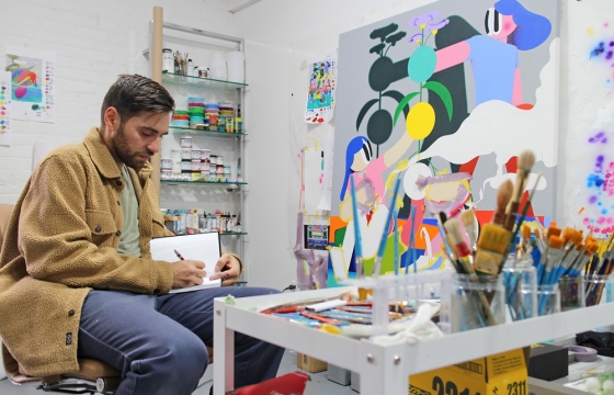 Art in Uncertain Times: A Studio Visit with Gosha Levochkin