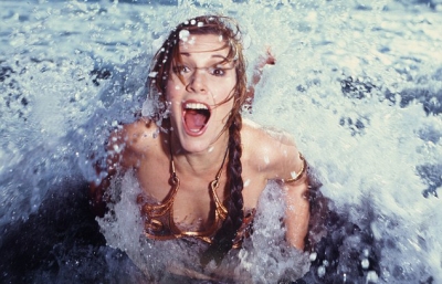 Carrie Fisher's Rolling Stone Beach Shoot image