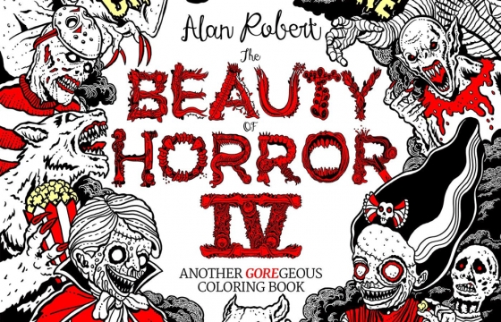 Juxtapoz Magazine - The Beauty of Horror 4: Creature Feature Coloring Book by Alan Robert - Vimarsana News