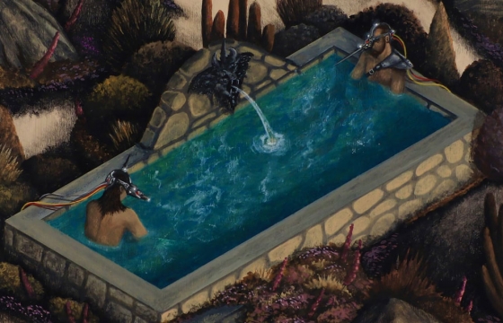 Majalah Juxtapoz – Hydeon adalah “Adrfit In the Corners of Time” di Pameran Debutnya di NYC