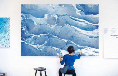 Ephemeral Antarctica Landscapes: New Works by Zaria Forman image