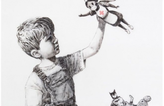 Banksy's New Work Appears in Southampton General Hospital, UK (with updates)