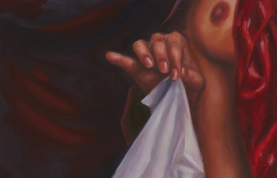 Half Gallery Presents "Under Glass" Painting Exhibition From Behind... the Glass