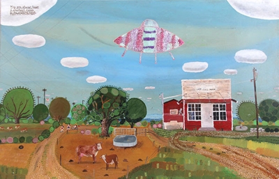 Esther Pearl Watson "Galactic Plains"