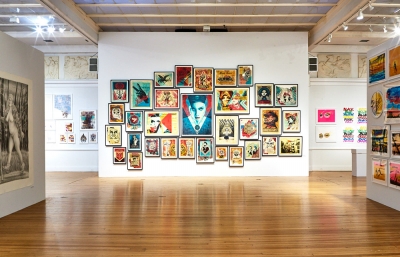 Installation Views: BEYOND THE STREETS On PAPER @ Southampton Arts Center image