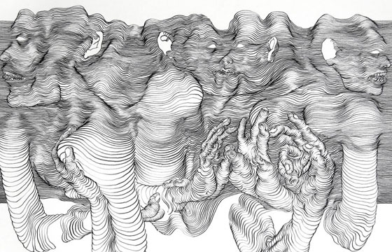Carl Krull's Scroll Drawings