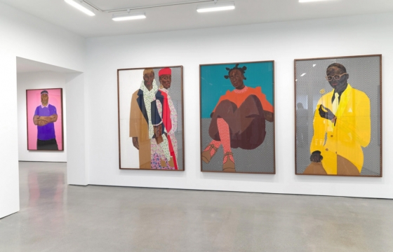 Serge Attukwei Clottey's "Beyond Skin" @ Simchowitz Gallery, Los Angeles