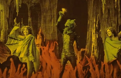 Before Technicolor: Early Color on Film @ MoMA Showcases "The Infernal Cave" (1905) image