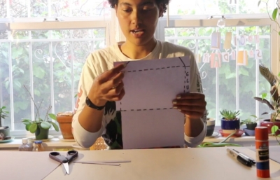 Lukaza Branfman-Verissimo Teaches Us to How to Make Envelopes to Stay in Touch image