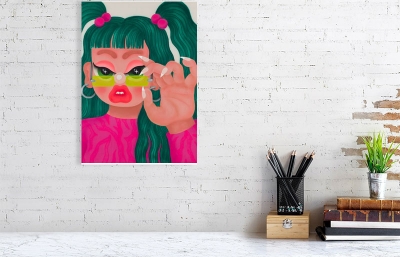 Juxtapoz Exclusive: Fátima de Juan "Neon Visions" Print
