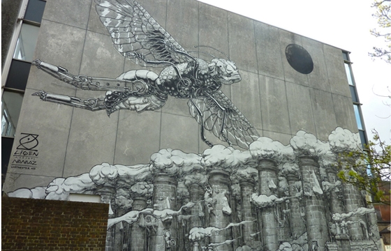 New Liqen Mural in Chichester, U.K.