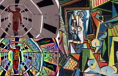 "2001: A Space Odyssey" Rendered in the Style of Picasso image