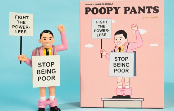 Joan Cornellà Readies His "POOPY PANTS" Vinyl Figure with AllRightsReserved